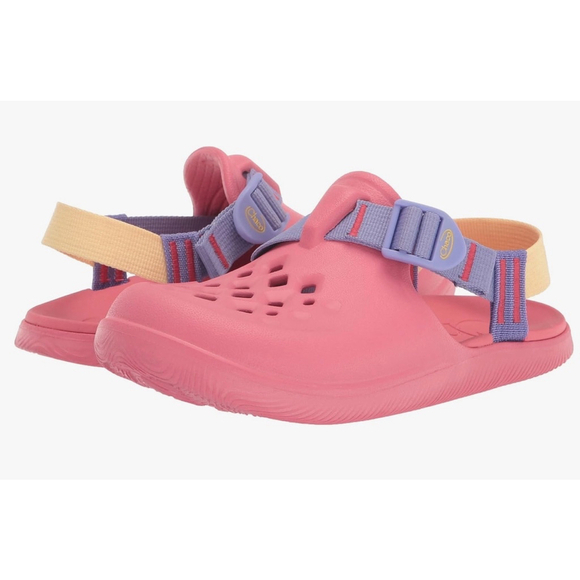 Chaco Chillos Clog Kl Sandal Rose Kids Size 2M - Picture 5 of 5